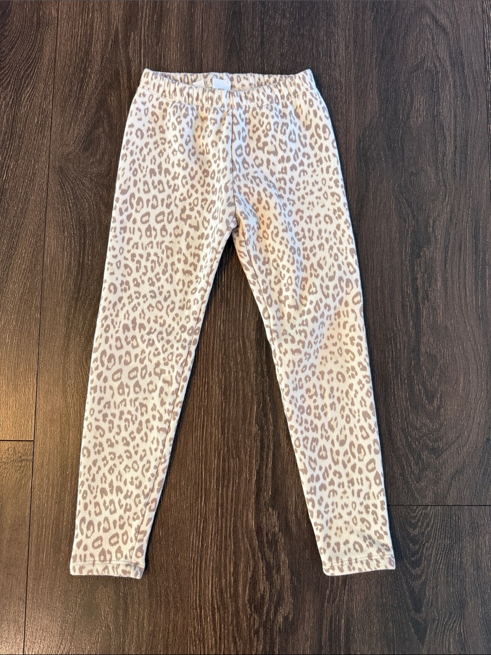 GAP Girls' Leopard Print Leggings – Cream and Tan